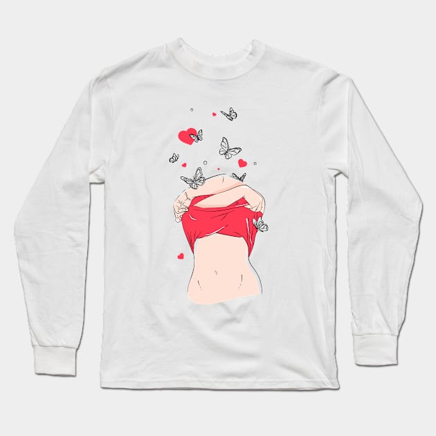 Spring girl Long Sleeve T-Shirt by Nastydays